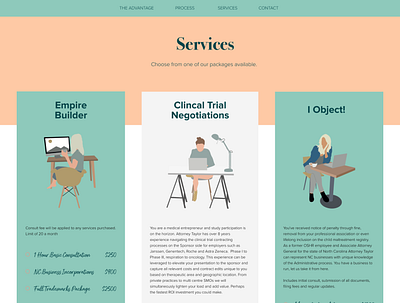 Services Page branding design uidesign user interface design userinterface