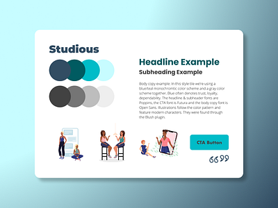 Marketing Landing Page Options for Studious design ui uidesign user interface design userinterface web webdesign
