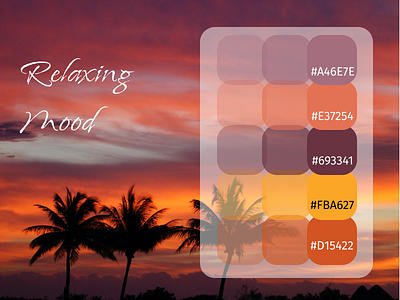 Relaxing Mood branding color colorpalette design firasans islandmoments mood relax relaxing