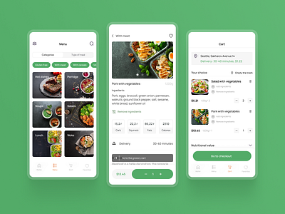 YourMeal android app branding delivery delivery app design eat flat food food app ios iosapps minimal typography ui ux web