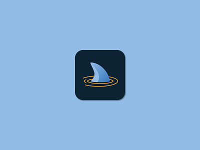 005 abstract app icon blue daily ui 005 daily ui challenge dailyui icon illustration mobile design shark ui vector