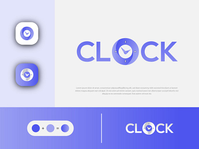 Modern Clock Logo | Time Logo