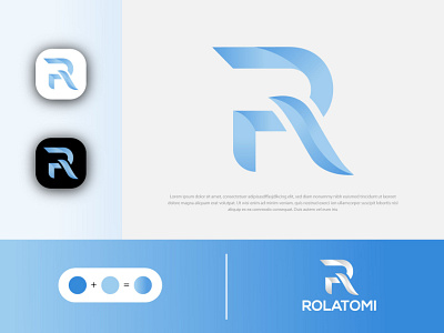 Modern R Letter Logo | R Business logo | Logo Design