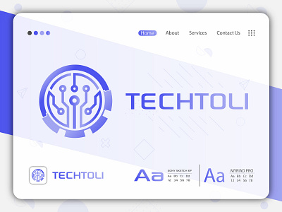 Techtoli | Modern Logo | Flat Logo