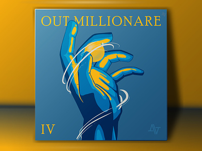Out Millionaire Cover album art album artwork album cover album cover design branding design art illustration music music art music branding