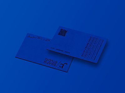 Jc Grafik Studio Business Card brand design business card design design graphic design self promotion visual identity