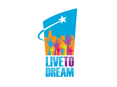 Wade’s World Foundation Live to Dream Campaign Logo Design brand design colorful identity design logo design logo mark non profit youth group