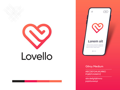 Lovello | Love logo