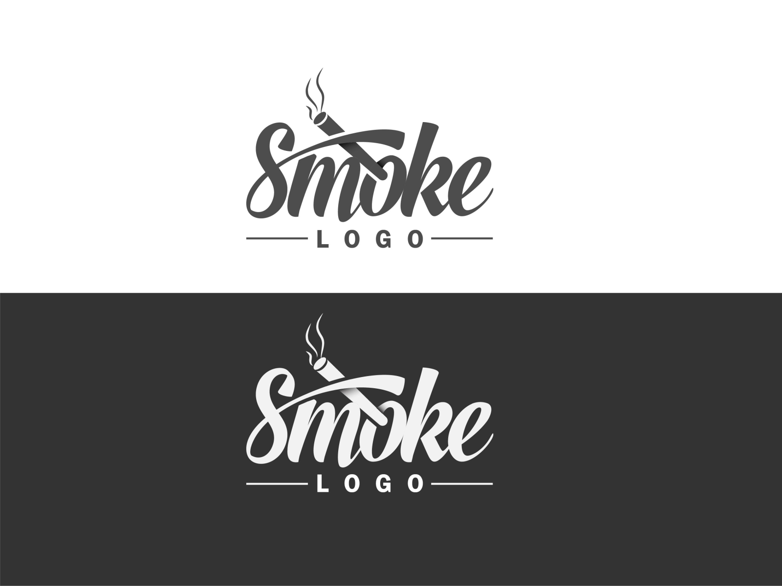 smoke LOGO by Zahidur Rahman on Dribbble