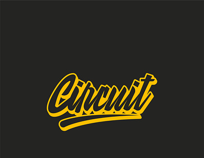 Circuit design logodesign typography