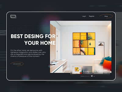 Minimal Home UI app architecture branding creative design illustrator minimal photoshop sketch ui ux webapp website