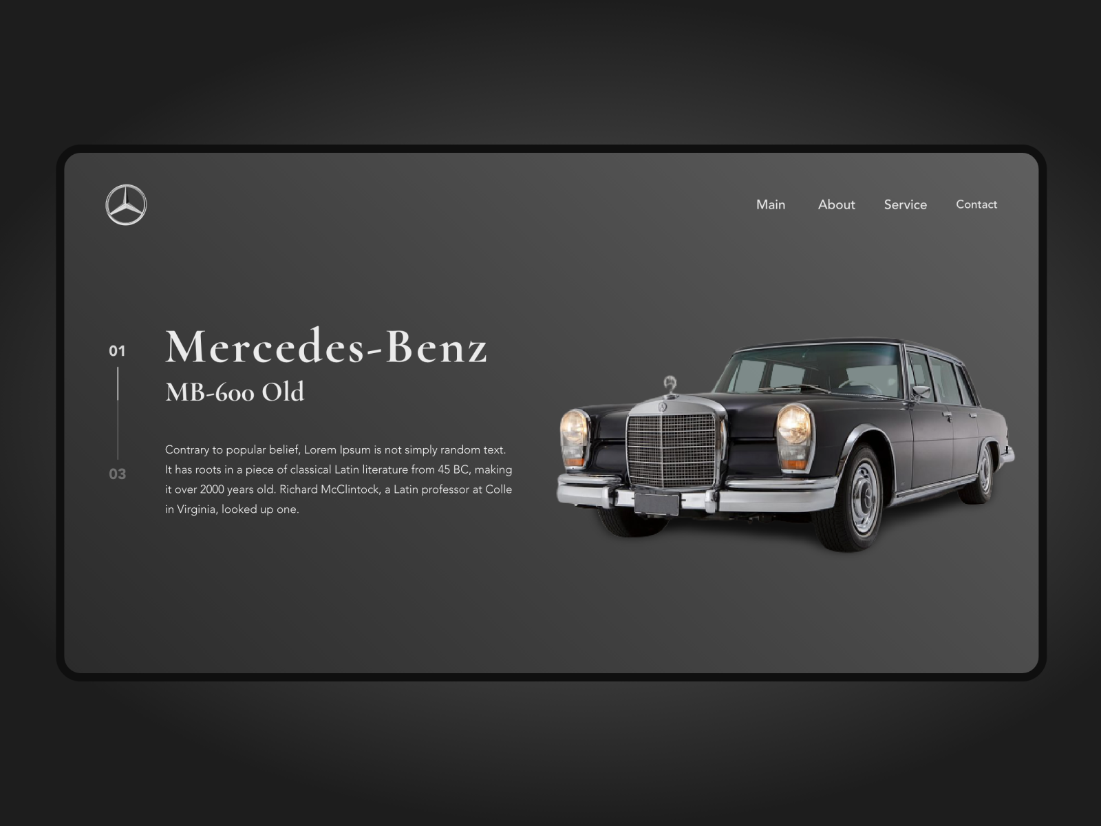 Mercedes Benz Main Page By Kushtrim Bujupaj On Dribbble