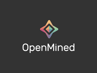 OpenMined Logo branding design gem icon illustrator logo logotype vector web