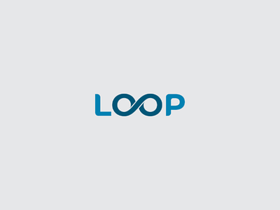 Loop logo abstract logo branding logo creative logo. loop logo unique logo