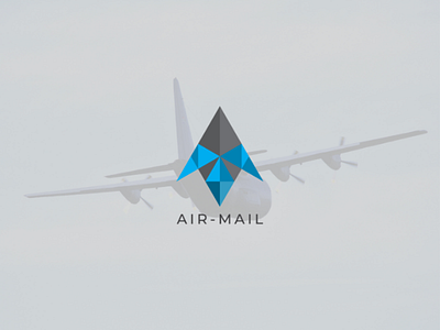 Air mail logo abstract air app branding logo. concept delivery express delivery illustration letter logo logo logo design logotype mail minimal unique logo vector