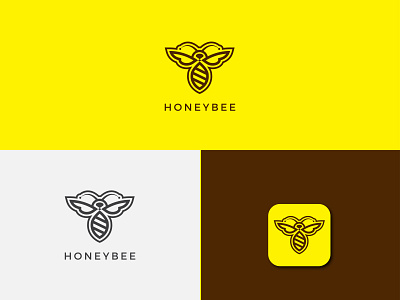 Bee logo animation branding branding logo design graphic design illustration logo logo design logotype ui unique logo vector