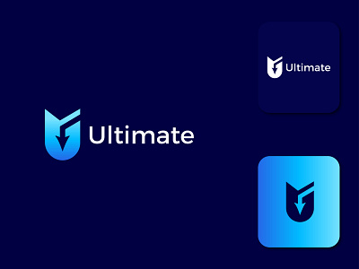 U letter logo 3d animation branding branding logo design graphic design illustration logo logo design logotype motion graphics ui unique logo vector