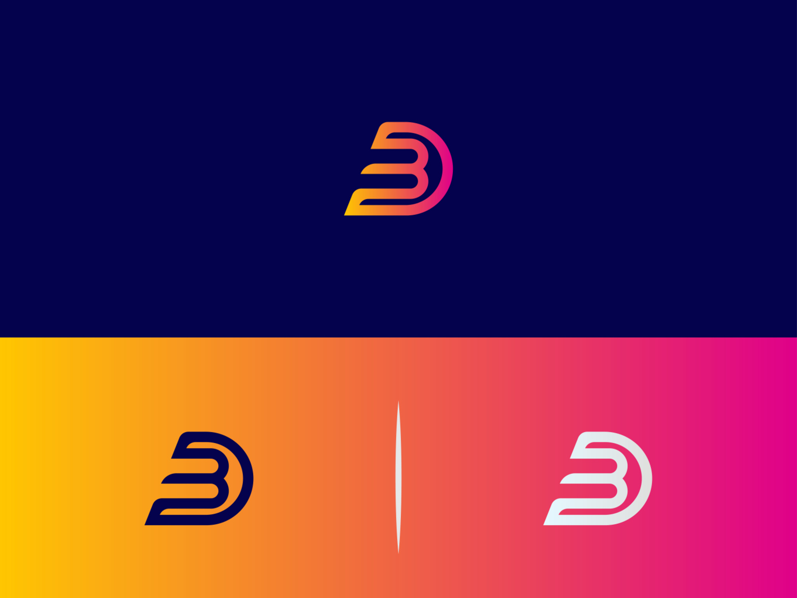 DB logo design by Sohel Ahmed on Dribbble