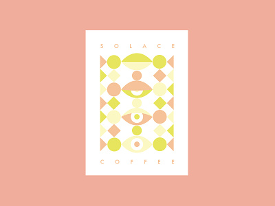 Solace Coffee AWAKEN Design abstract branding coffee colorful design digital art digital illustration graphic design illustration packaging poster shapes typography vector