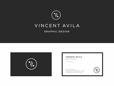 Self Branding: Vincent Avila brand design branding design graphic design identity logo logo design logotype monogram self branding symbols typography