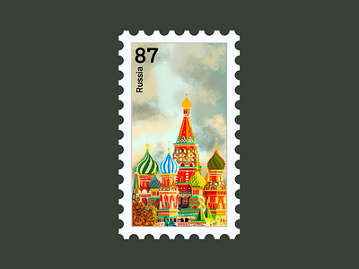 Russia Travel Stamp