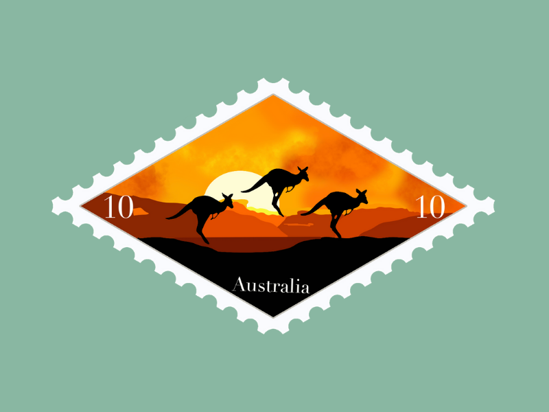 travel stamp australia