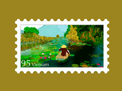 Vietnam Travel Stamp