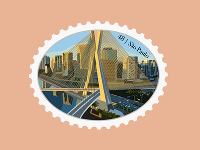 São Paulo Travel Stamp