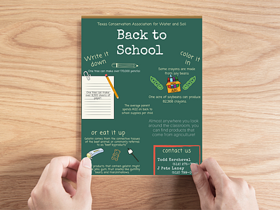 Back to school agriculture canva design infographic school