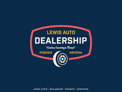 James Lewis Auto Dealership Phoenix, AZ arizona auto automotive branding cactus car dealer dealership design digital art dribble logo phoenix phoenix logo tire wheel