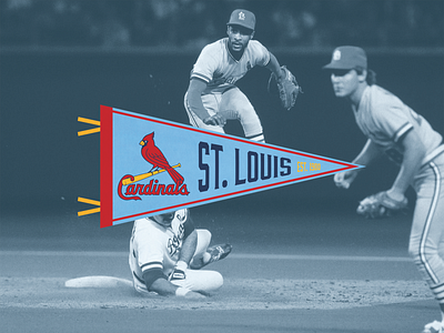 St. Louis Cardinals Throwback Pennant