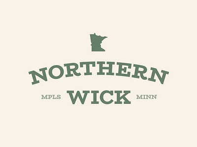 Northern Wick Candles branding candles design logo minneapolis minnesota
