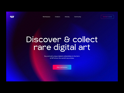 Design for NFT Marketplace by Elizaveta Schukina on Dribbble