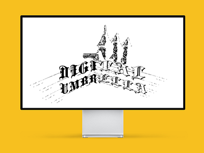 Digital Umbrella Logo Concept