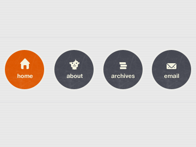 Navigation Element (web icons) about archive email gui home icons nav navigation themes ui website wordpress wp