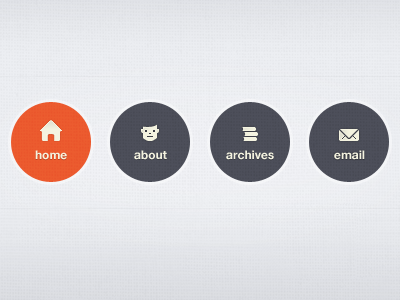 Navigation Element (web icons revised)