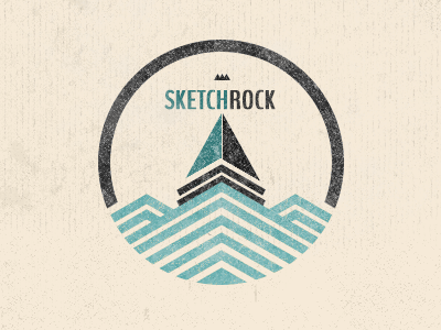 Sketchrock V1.6 logo mark mountains retro sketchrock vintage