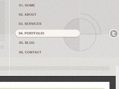 Portfolio Navigation Revised website navigation bauhaus portfolio