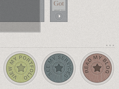 Portfolio Progress - Buttons