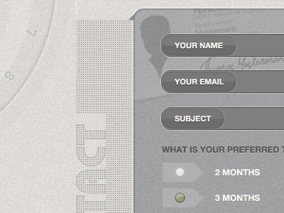 Contact Form By Maleika E A On Dribbble