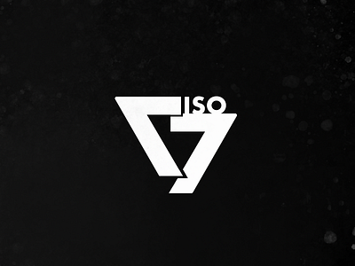 iso77 Logo V2 Revision bauhaus branding clean custom typeface elegant logo simple typeface typography