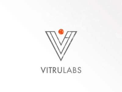 Vitrulabs Logo Concept (WIP) bauhaus branding illustration lettering lettermark logo typography ux vector vintage vitruvian man
