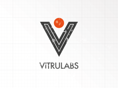 Vitrulabs Logo final branding design illustration logo typography vintage
