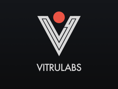 Vitrulabs Logo Final Dark Version accessibility bauhaus branding contrast design illustration logo logomark mark typography vector