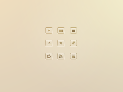 Mr Reader RSS theme icons (WIP)