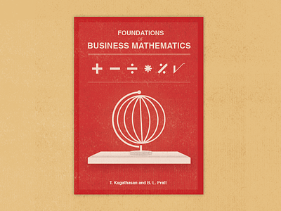 BM5 book cover globe icons illustration math print shelf symbols vector