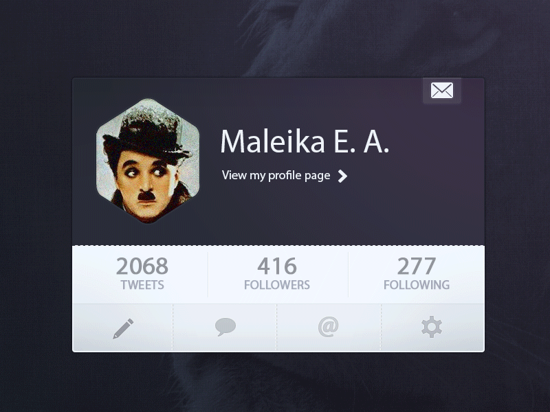 Twitter Widget Rebound twitter widget icons