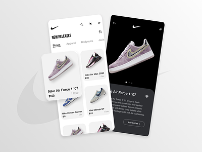 Sneaker Store App app design mobile onlinestore shoes shopping sneaker store ui