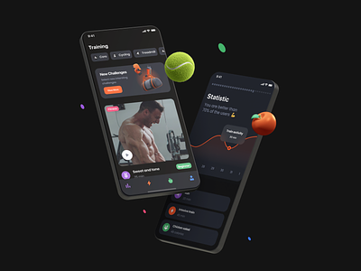 Community Sports App app community design fitness health influencer mobile nutrition sport ui ux workout