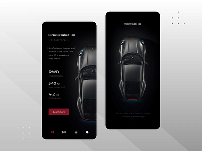 Porsche Mobile App Concept app automotive car clean companion design minimal mobile mobile app ui ux vehicle